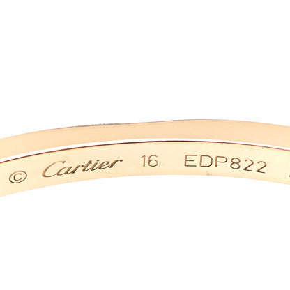 Cartier 18K Yellow Gold Small LOVE Bracelet 16 5 of 6