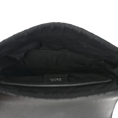 Christian Dior Grained Calfskin Oblique Mini Saddle Messenger Black 5 of 11