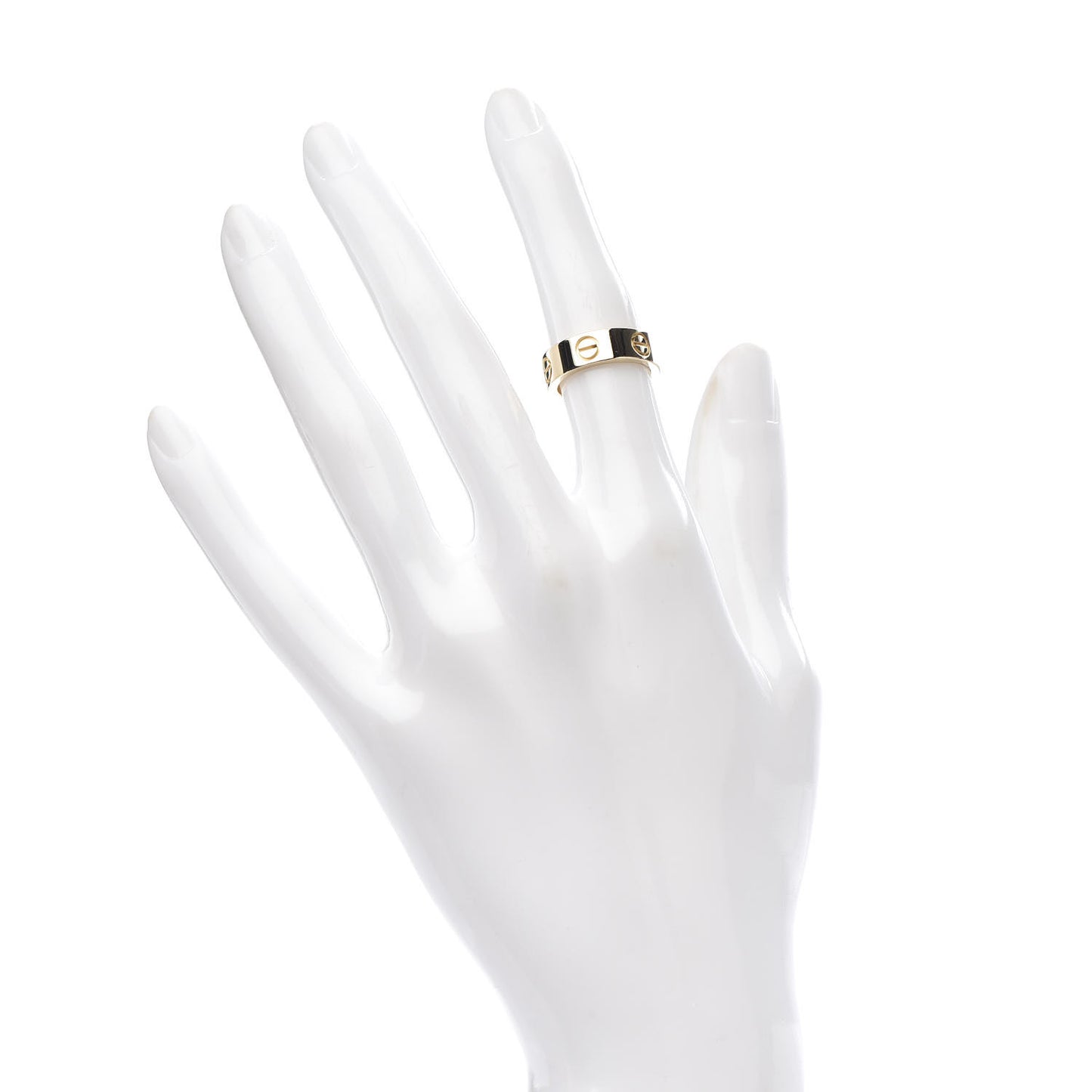 18K Yellow Gold 5.5mm LOVE Ring 48 4.5