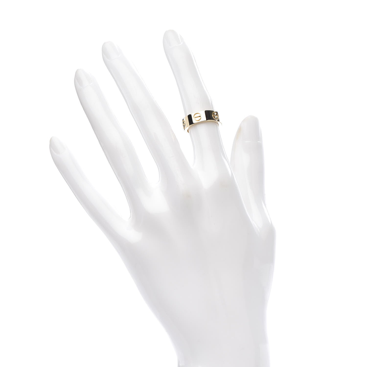 Cartier 18K Yellow Gold 5.5mm LOVE Ring 48 4.5 2 of 4