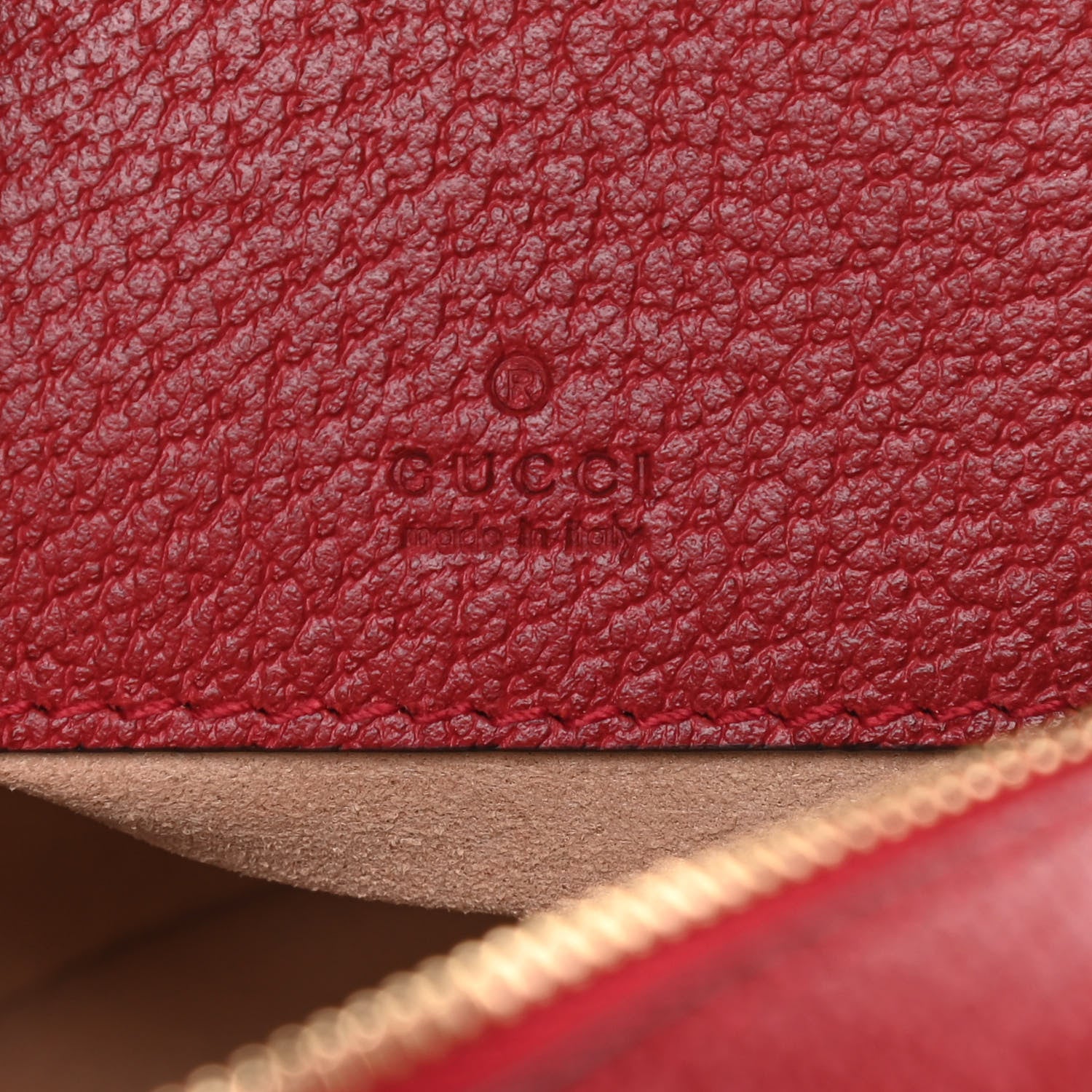 Gucci GG Supreme Monogram Web Flora Mini Ophidia Round Backpack Red 6 of 10