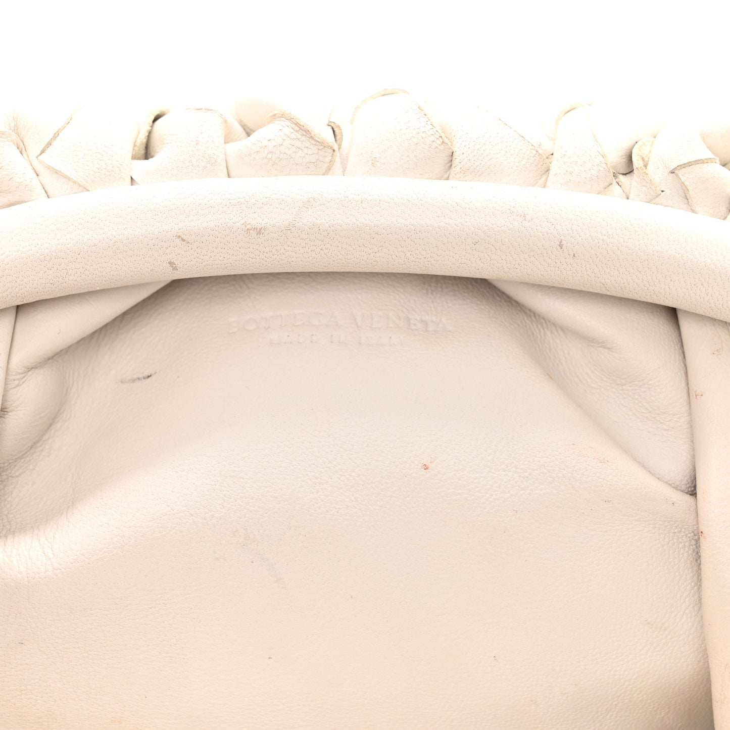 Nappa Intrecciato The Mini Pouch Chalk