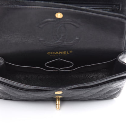 Chanel Caviar Quilted Small Double Flap Black 5 of 13
