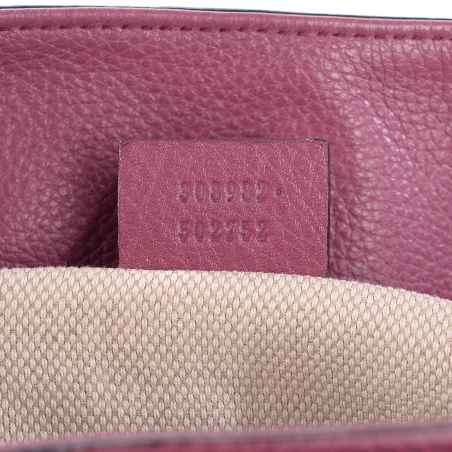 Gucci Pebbled Calfskin Medium Soho Chain Shoulder Bag Peonia Flower 7 of 7