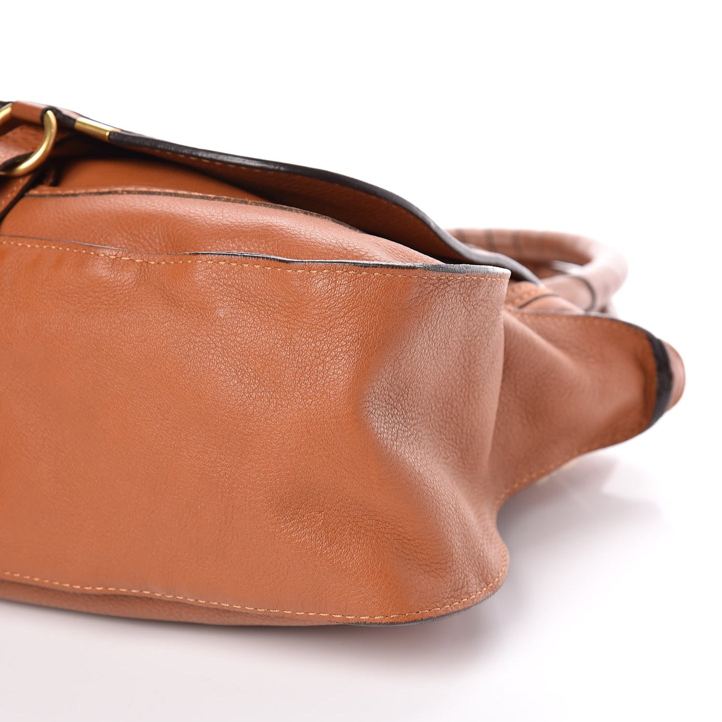Calfskin Medium Marcie Satchel Tan