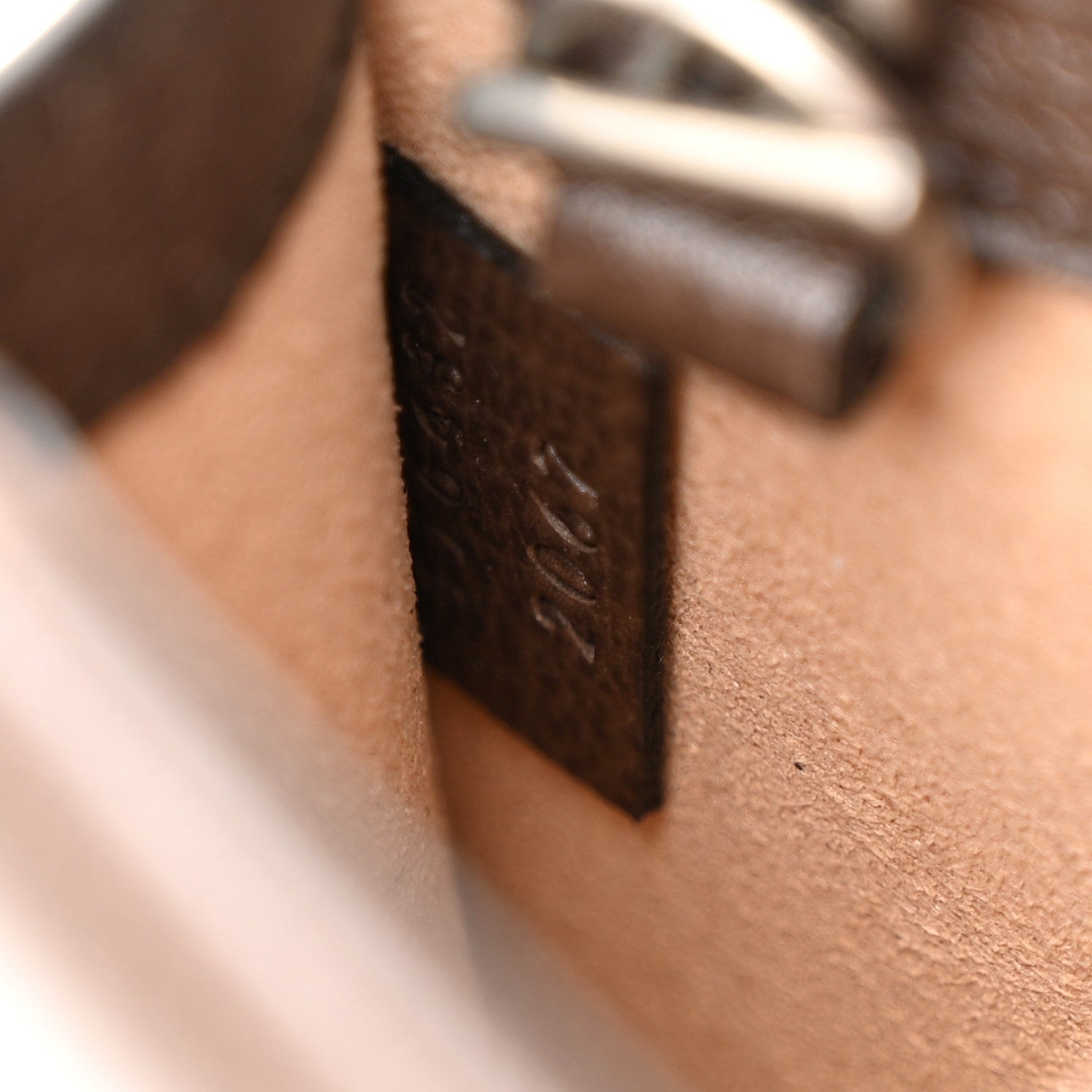 Gucci Monogram Jumbo GG Textured Dollar Calfskin Embroidered Super Mini Dionysus Shoulder Bag Camel Ebony New Acero Multicolor 7 of 14