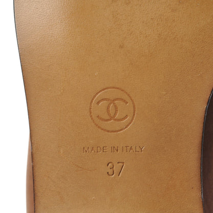 Chanel Nubuck CC Short Boots 37 Light Brown 6 of 8