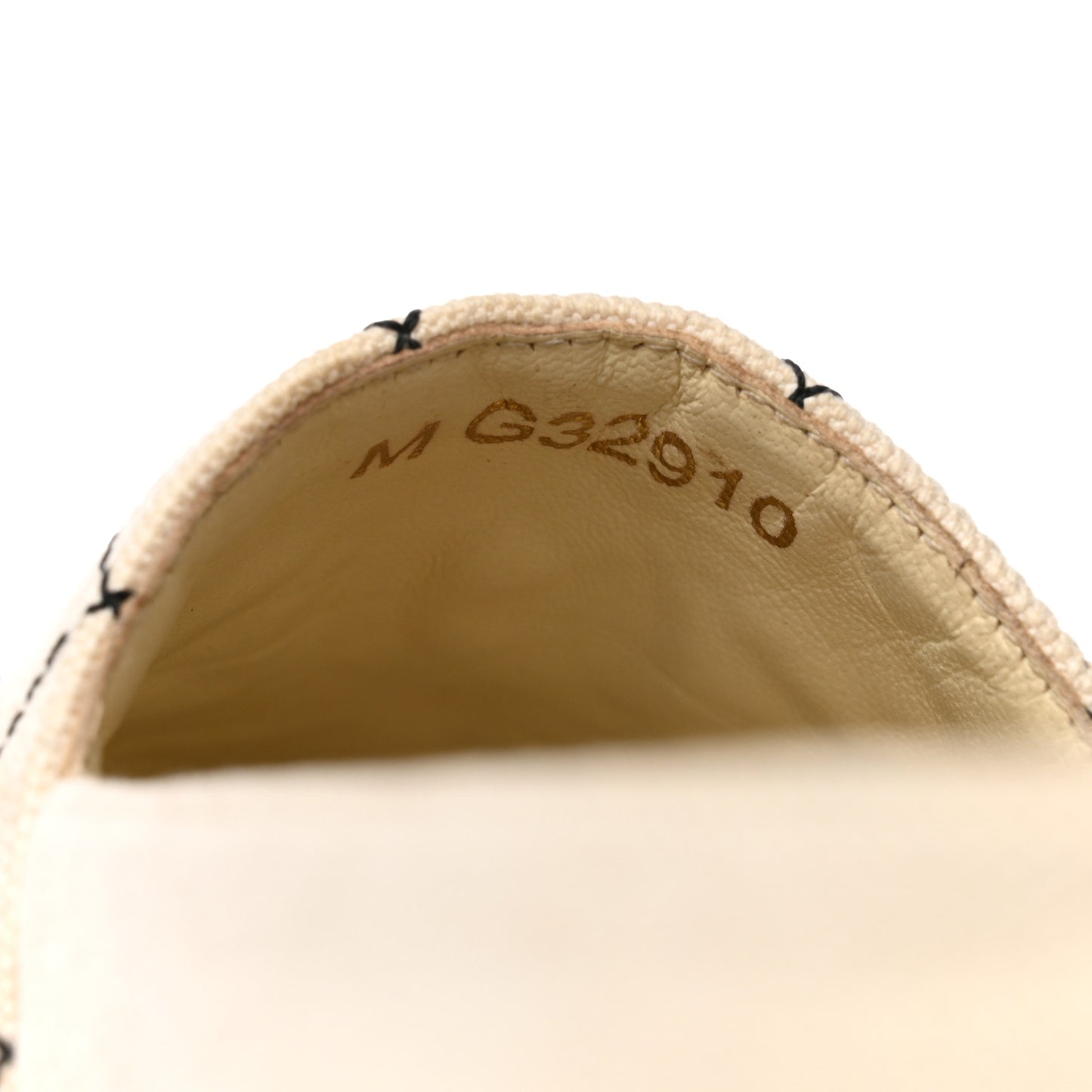 Fabric Biarritz CC Espadrilles 37 Beige Black