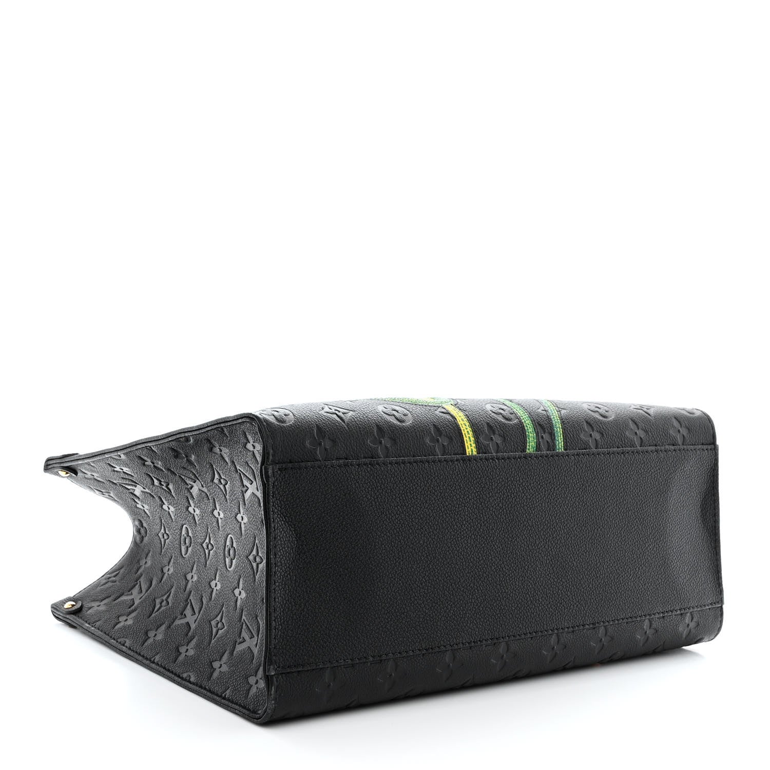Louis Vuitton LV X YK Empreinte Inlaid Kusama Flowers Onthego MM Black 4 of 10
