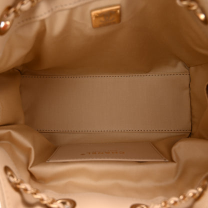 Chanel Caviar Quilted Mini Chanel 25 Handbag Beige 5 of 11