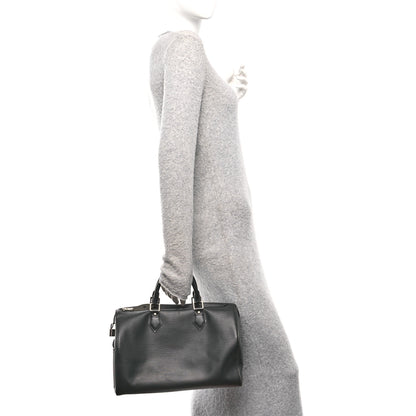 Louis Vuitton Epi Speedy 30 Black 2 of 10