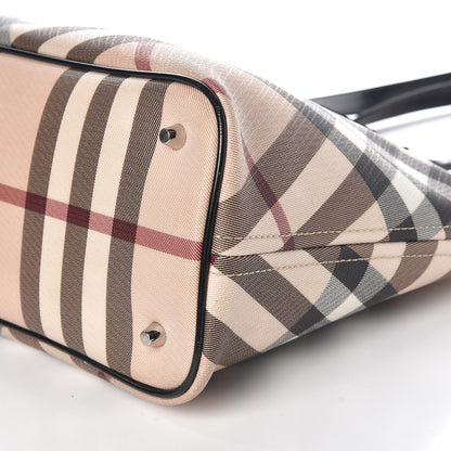 Burberry Supernova Check Stanton Tote Black 6 of 20