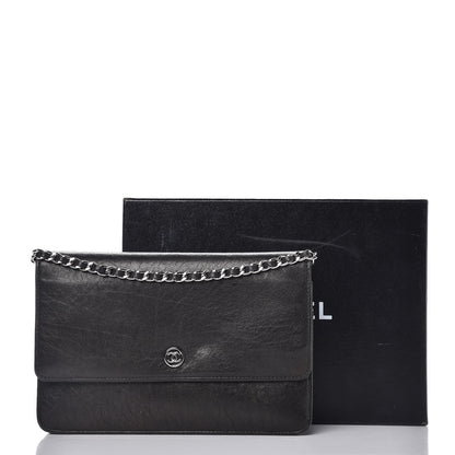 Chanel Goatskin Wallet on Chain WOC Black 15 of 15