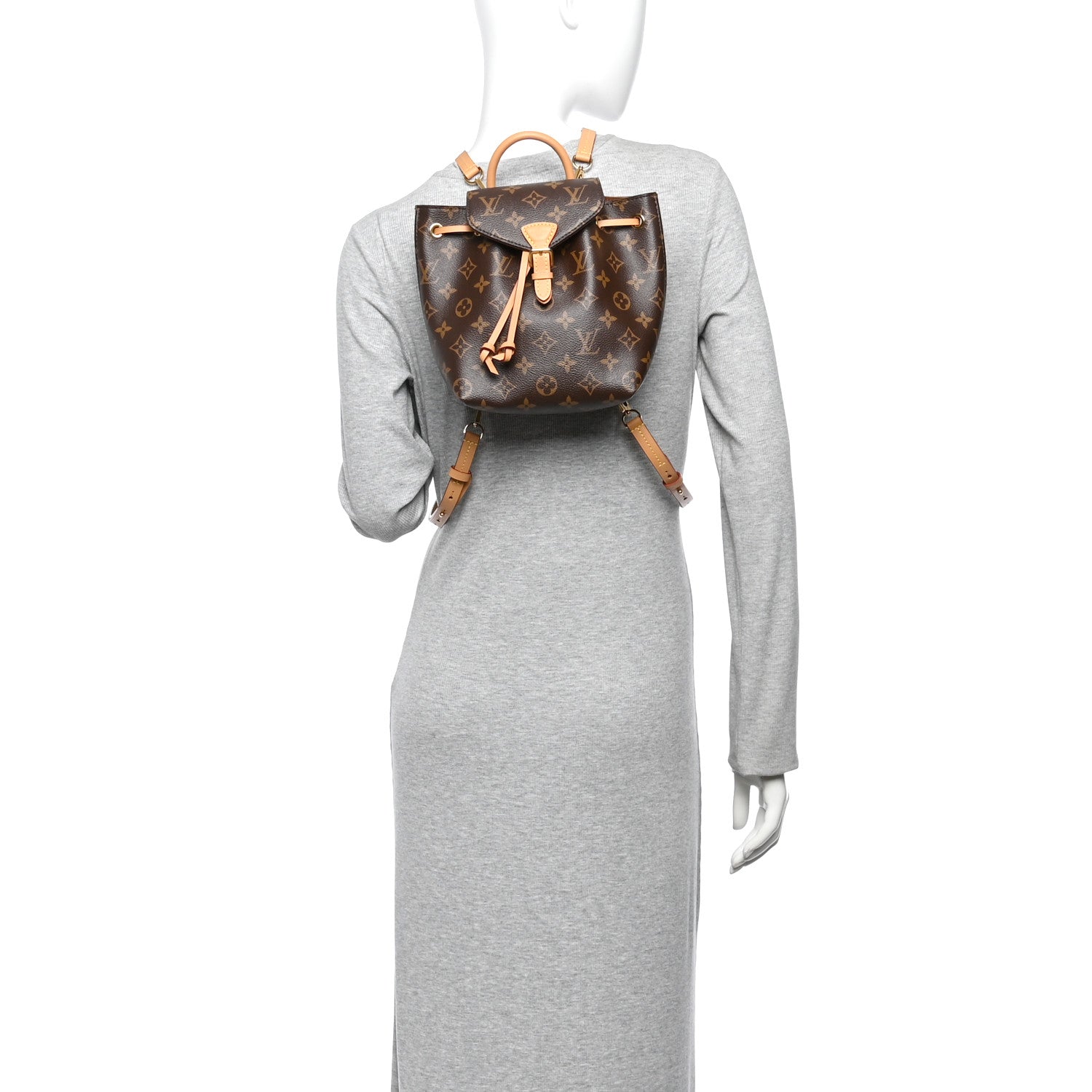 Louis Vuitton Monogram Montsouris BB Backpack Natural 2 of 10