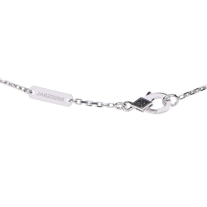 Van Cleef & Arpels 18K White Gold Trace Chain Necklace 5 of 6