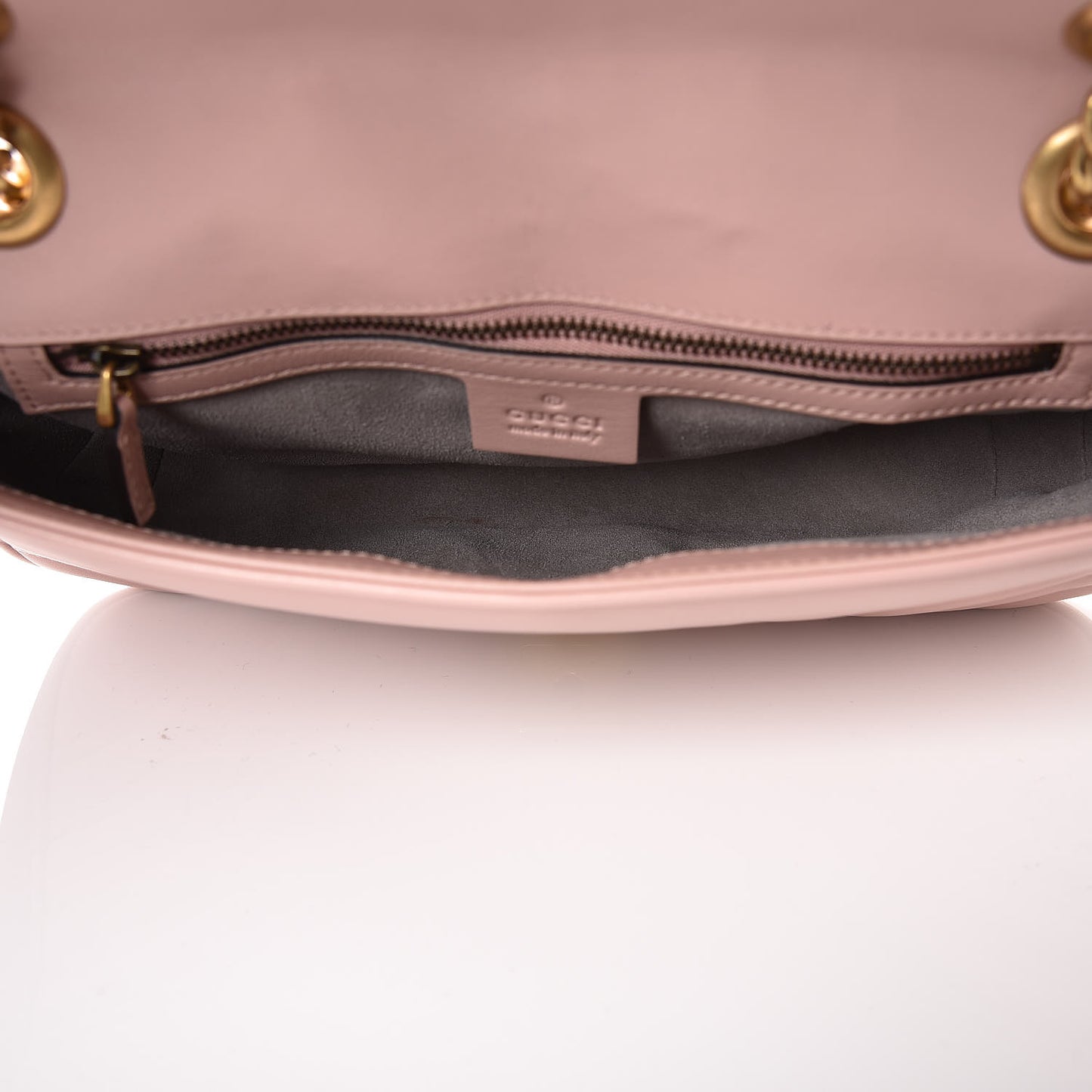 Calfskin Matelasse Small GG Marmont Shoulder Bag Perfect Pink