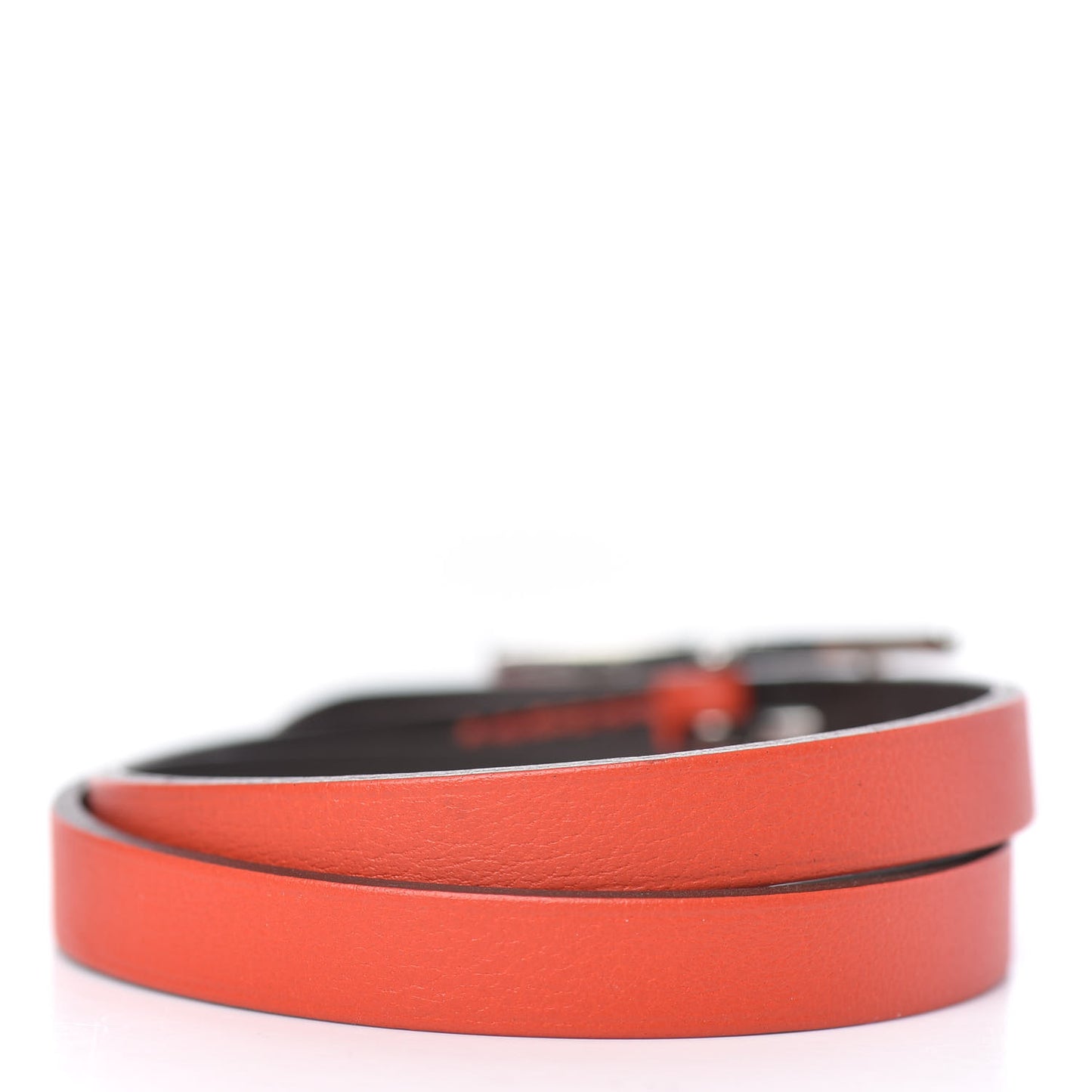 Swift Behapi Double Tour Reversible Bracelet L Capucine Chocolate