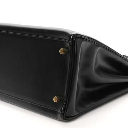 Hermes Box Kelly Retourne 35 Black 10 of 12