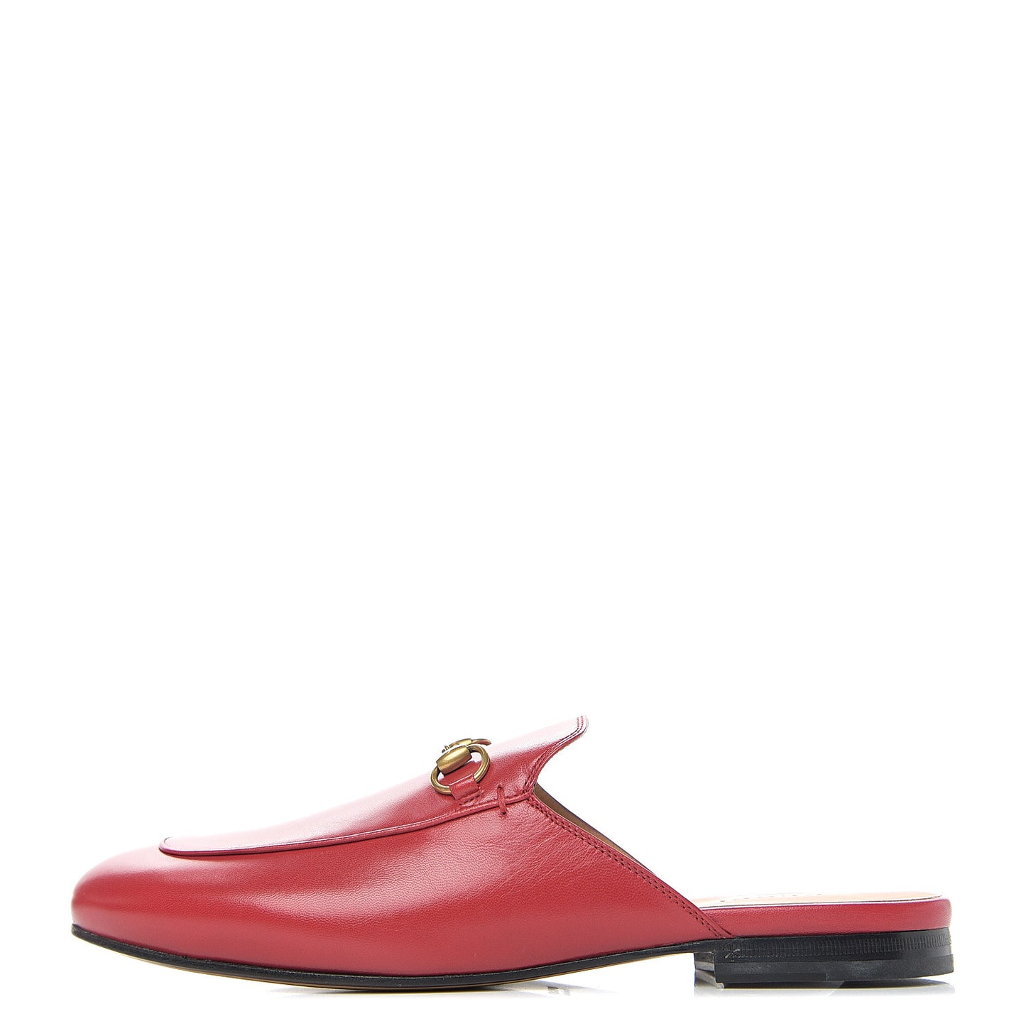 Malaga Kid Womens Princetown Slippers 39.5 Hibiscus Red