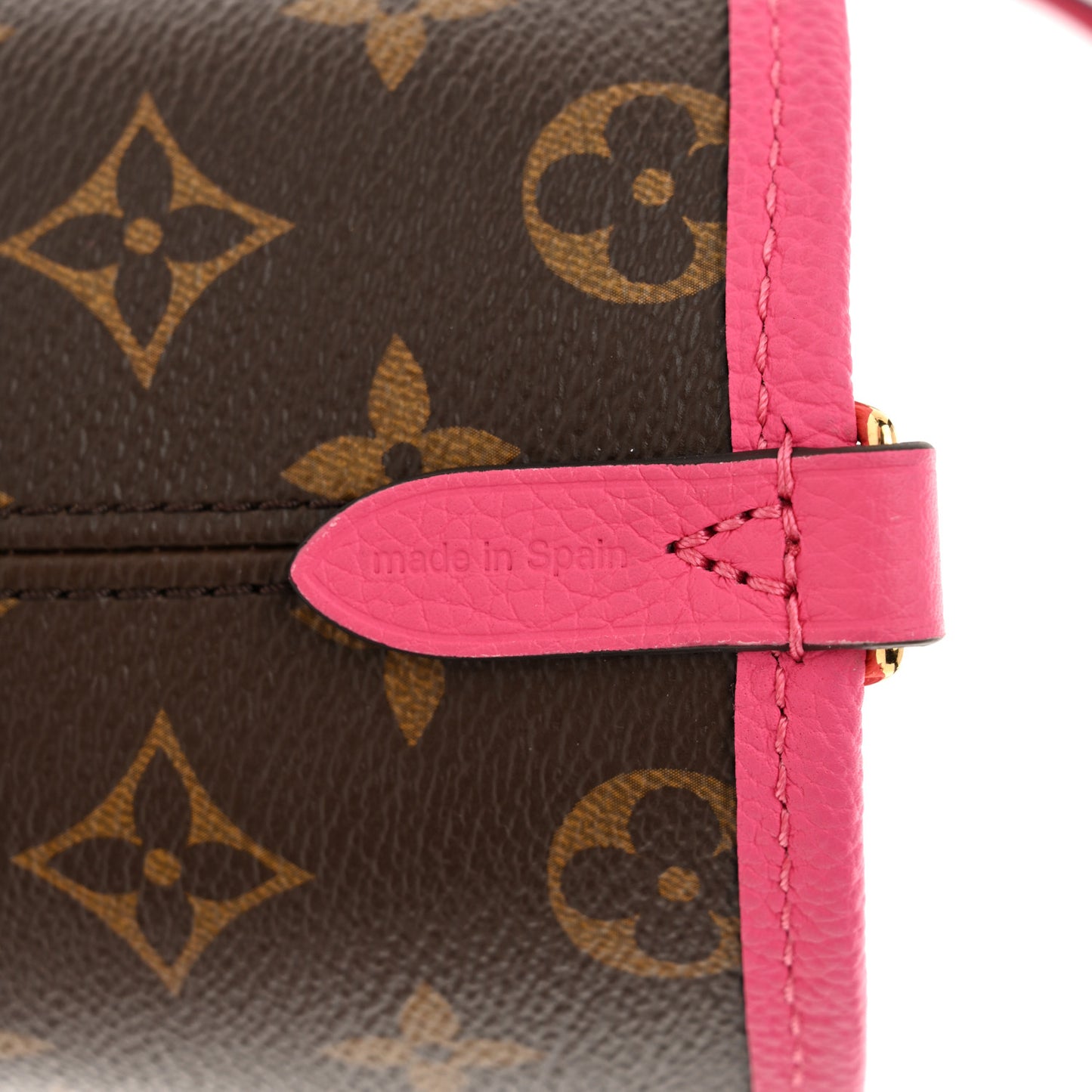 Monogram Neverfull Inside Out Bandouliere BB Rose Pondichery