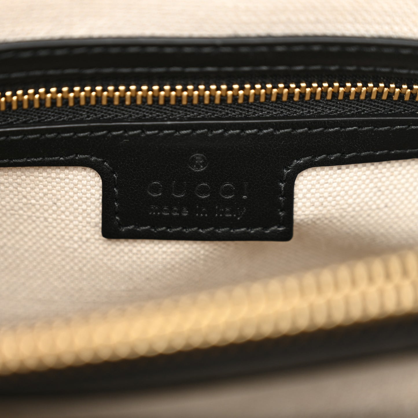 Calfskin GG Matelasse Mini Tote Bag Black Natural