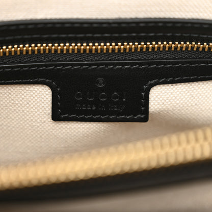 Gucci Calfskin GG Matelasse Mini Tote Bag Black Natural 7 of 10