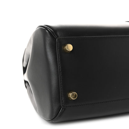 Celine Satinated Calfskin Medium 16 Top Handle Bag Black 10 of 11