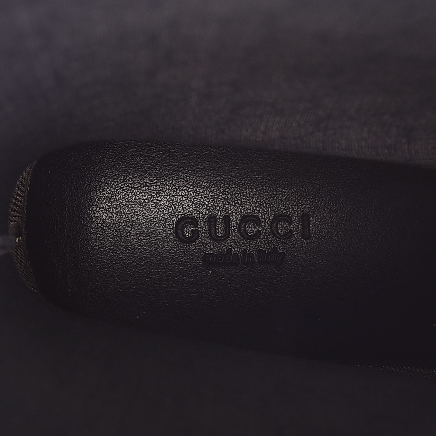 Gucci Rubber Monogram Flat Boots 37 Black 7 of 7