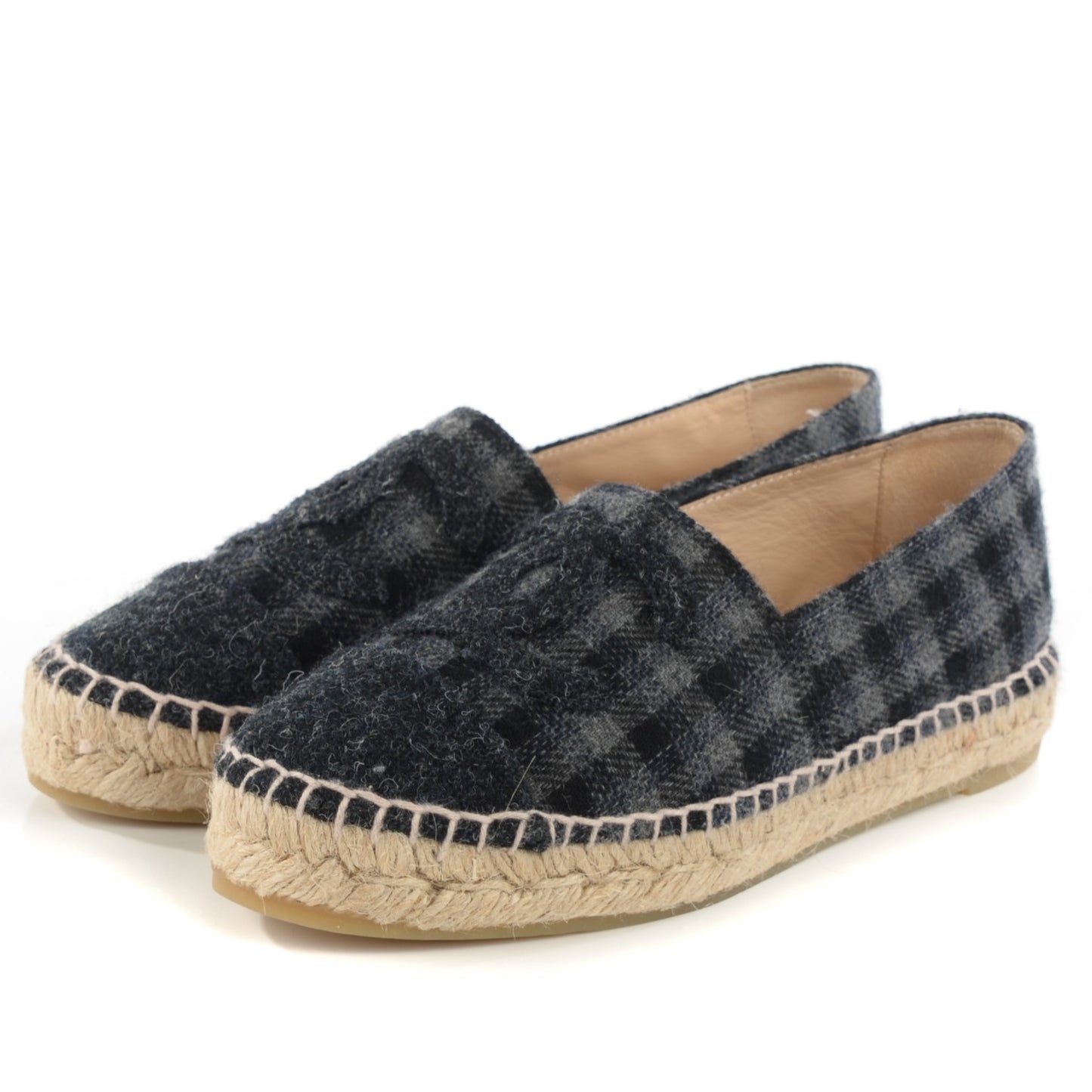 Flannel CC Espadrilles 35 Grey Black