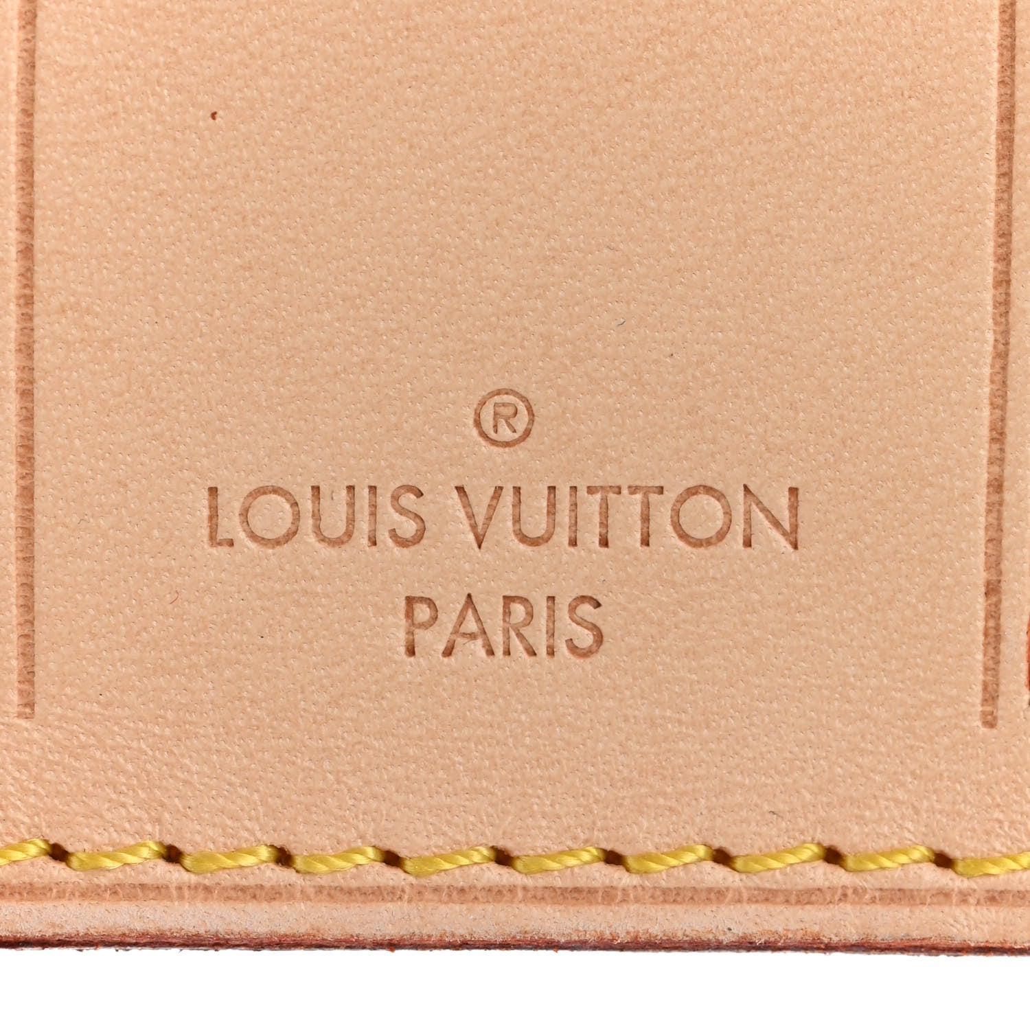 Louis Vuitton Vachetta Luggage Tag 3 of 3