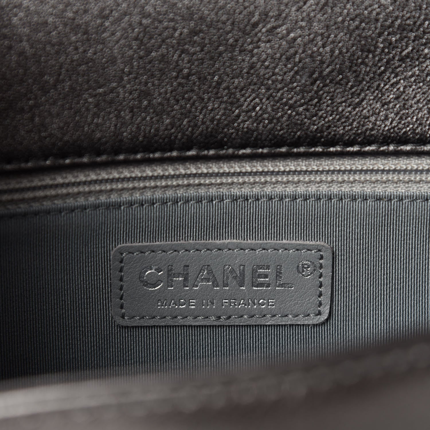 Chanel Metallic Lambskin Perforated New Medium Boy Flap Dark Silver 11 of 13