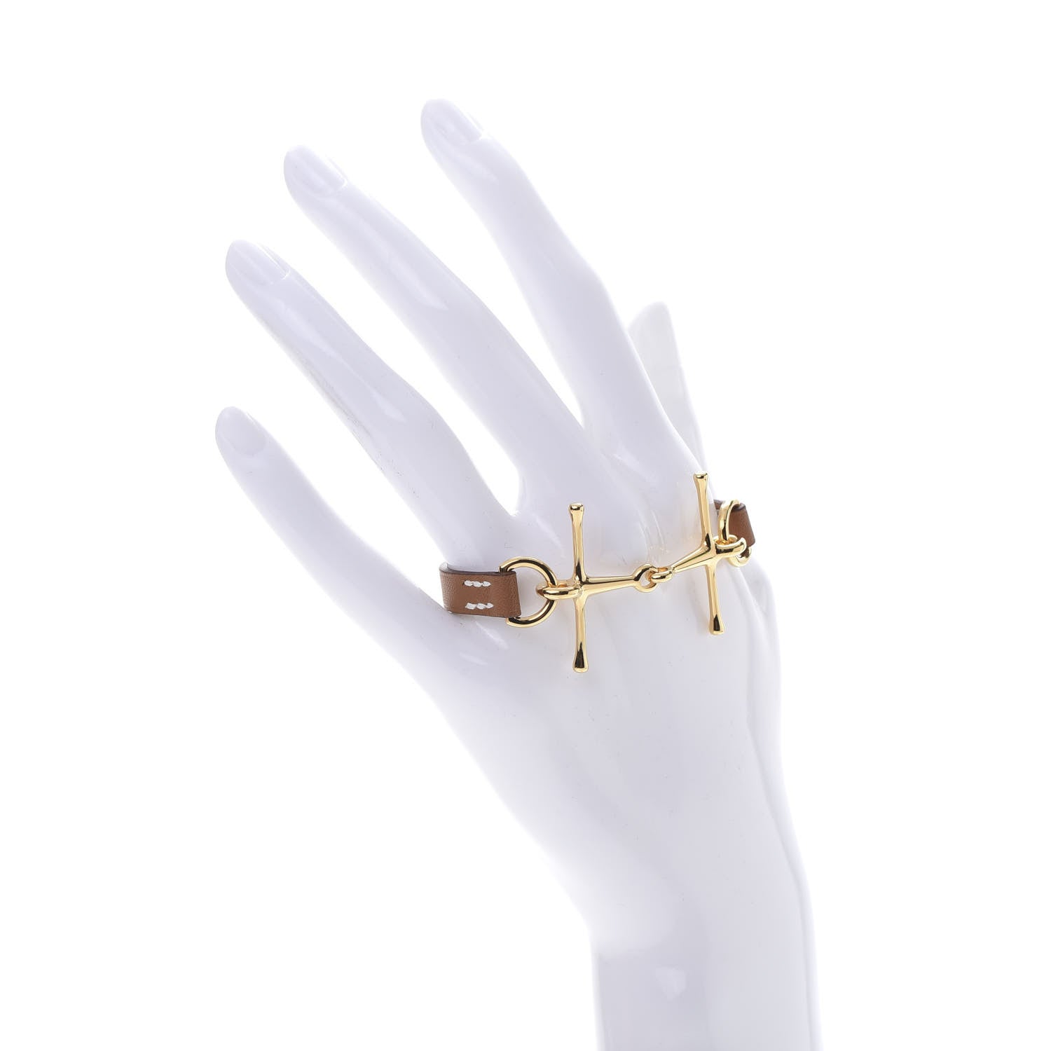 Hermes Swift Mors Bracelet T1 Gold 2 of 8