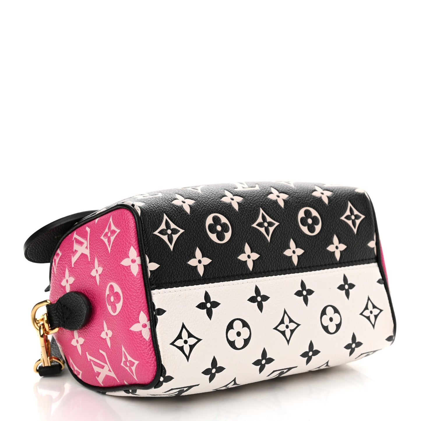 Empreinte Monogram Spring in the City Speedy Bandouliere 20 Black White Pink