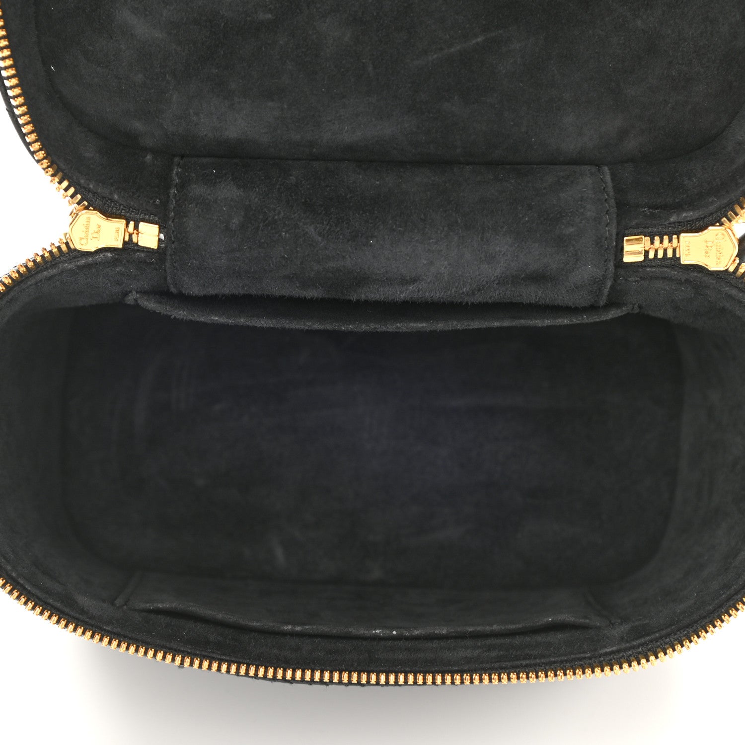 Christian Dior Lambskin Cannage Small Diortravel Vanity Case Black 5 of 7