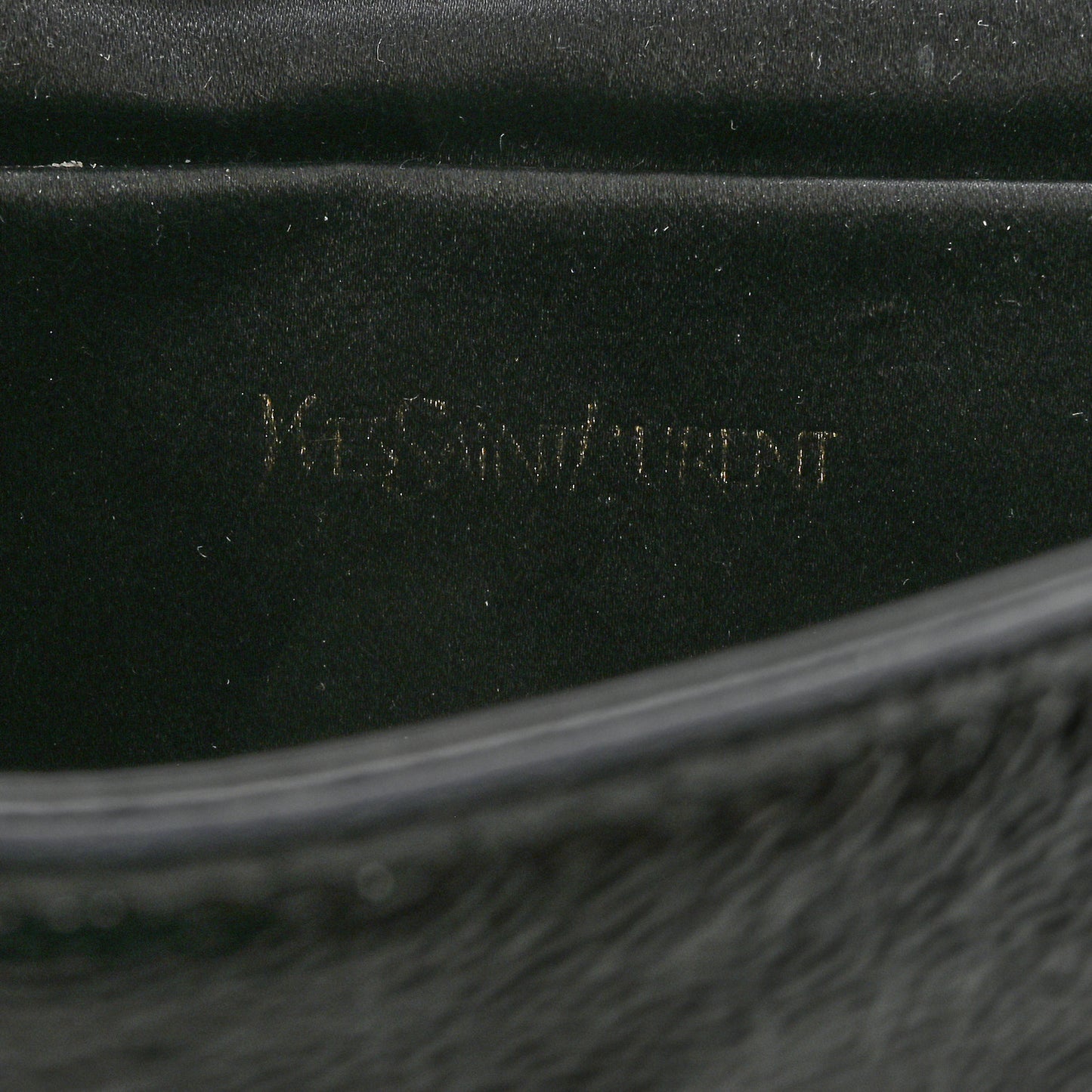 Textured Patent Monogram Small Belle De Jour Clutch Black