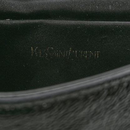 Saint Laurent Textured Patent Monogram Small Belle De Jour Clutch Black 6 of 12