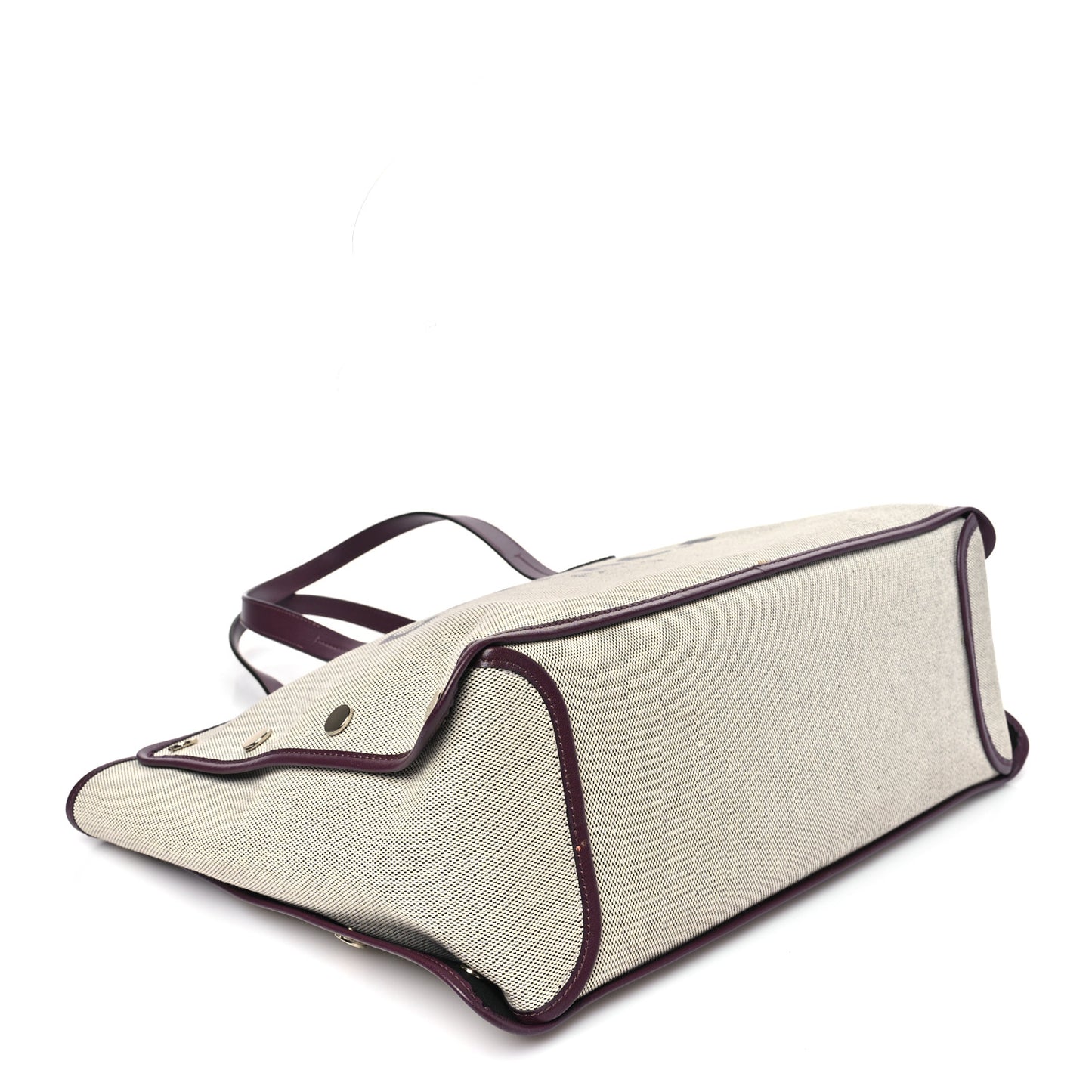 Canvas Medium Bond Shopper Tote Aubergine
