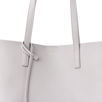 Saint Laurent Calfskin Large Shopping Tote Granite 13 of 13