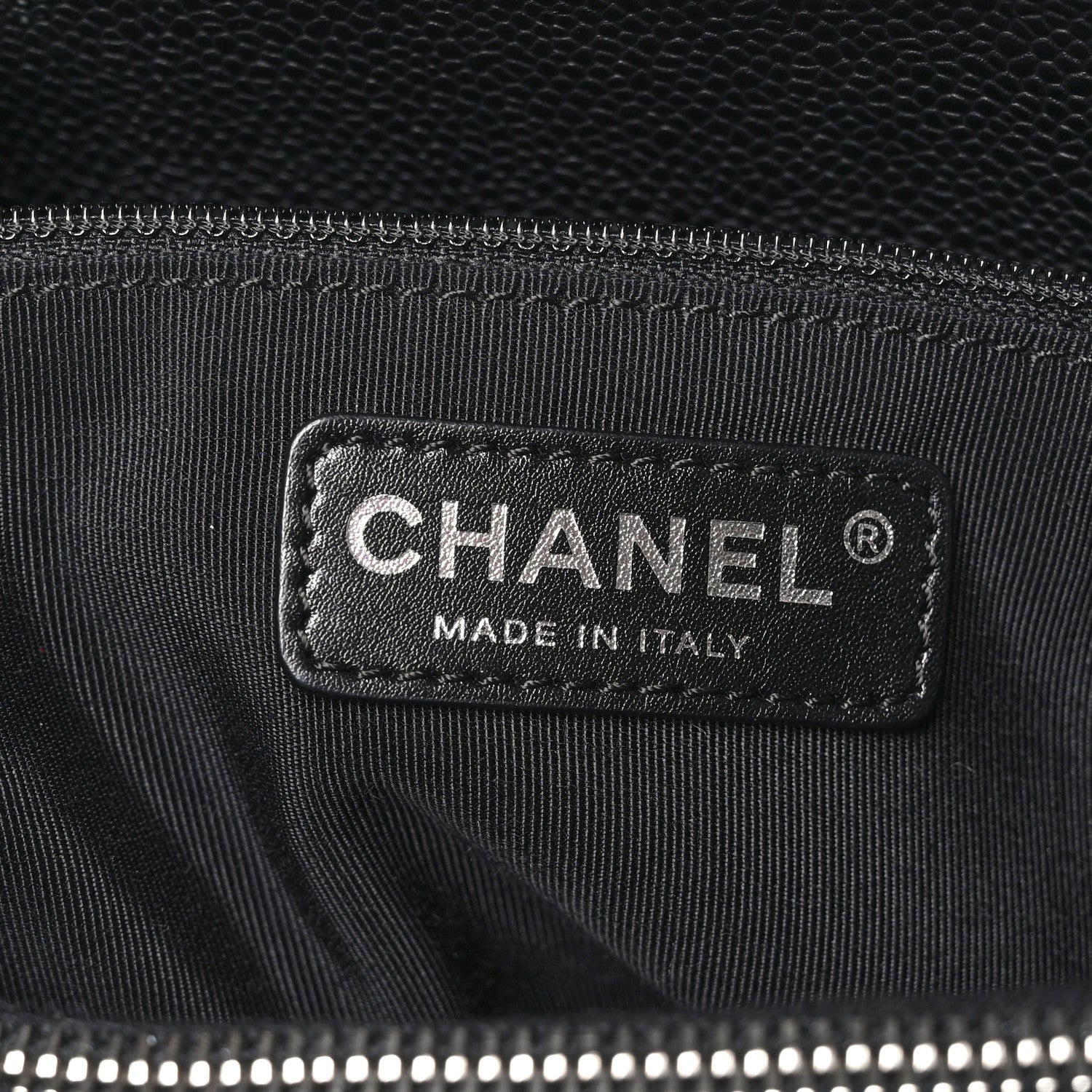 Chanel Caviar Quilted Grand Shopping Tote GST Black 7 of 11
