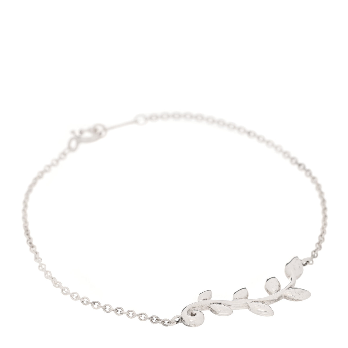 Tiffany Sterling Silver Paloma Picasso Olive Leaf Vine Bracelet 1 of 4