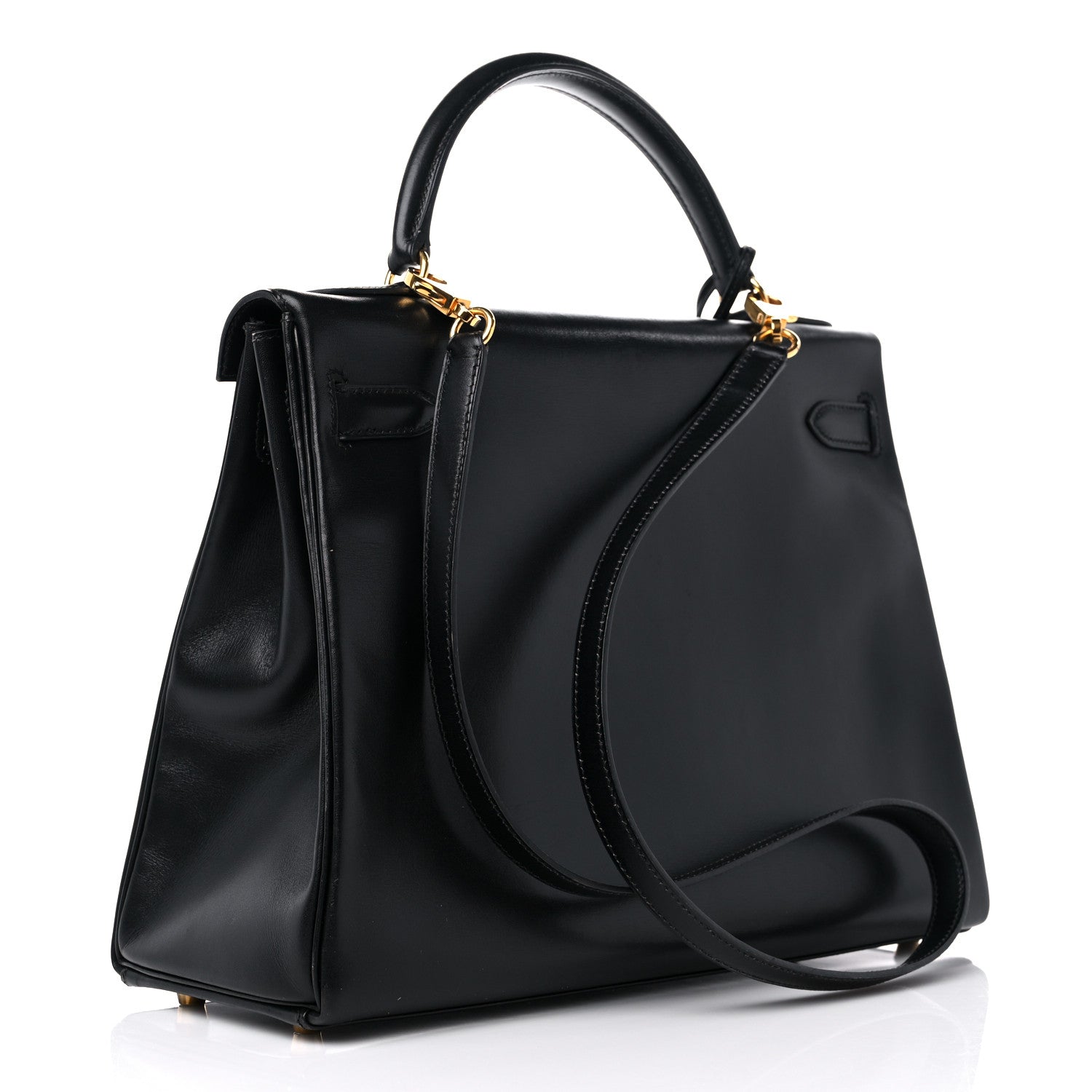 Hermes Box Kelly Retourne 32 Black 2 of 13