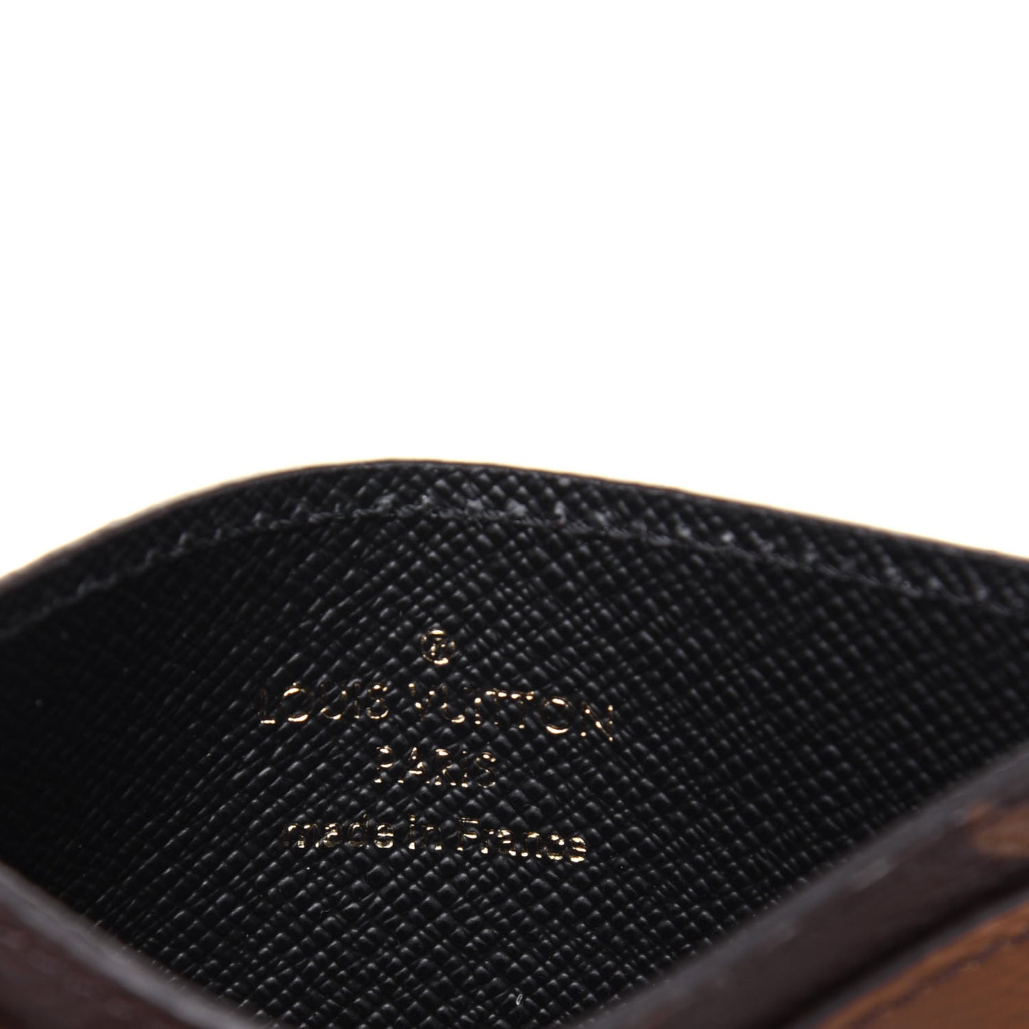 Reverse Monogram Card Holder