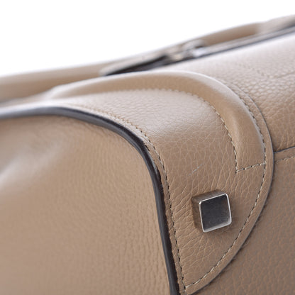 Celine Drummed Calfskin Micro Luggage Dune 10 of 13