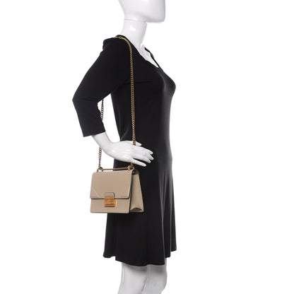 Fendi Vitello Grace Matte Small Kan U Shoulder Bag Nuvola 2 of 9
