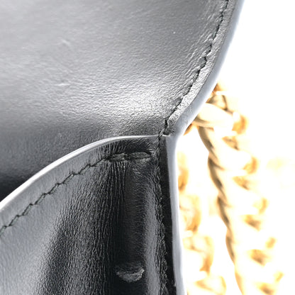 Prada Saffiano Chain Shoulder Bag Black 10 of 11