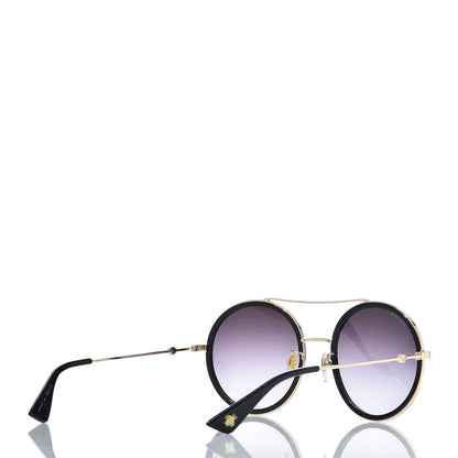 Gucci Round Frame Sunglasses GG0061S Black 4 of 9