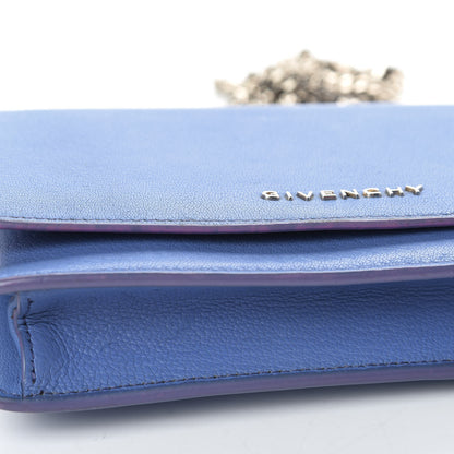 Givenchy Sugar Goatskin Pandora Chain Wallet Blue 18 of 20