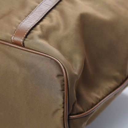 Prada Tessuto Nylon Jacquard Logo Tote Rovere 29 of 29