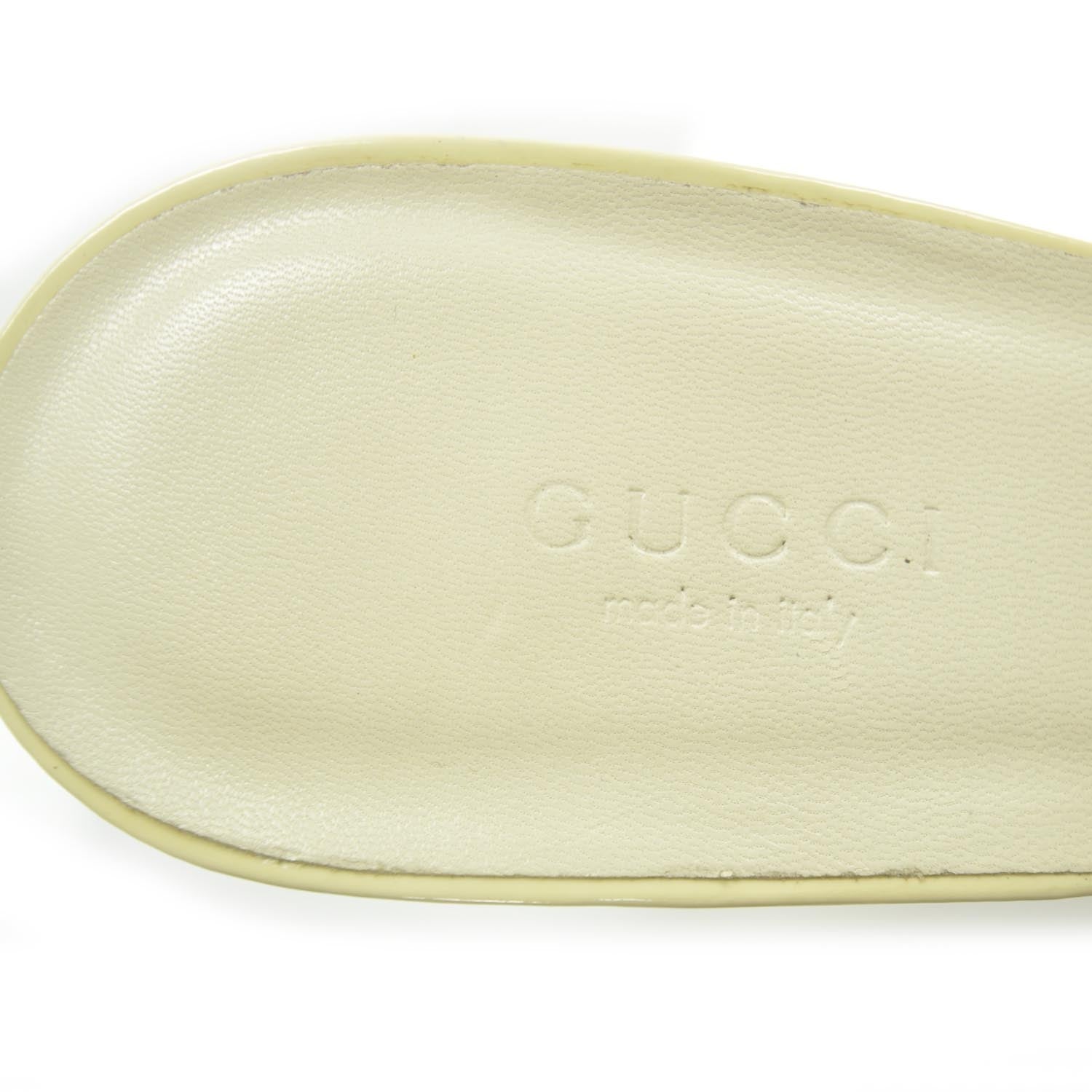 Gucci Patent Slide Sandals 41 8 of 8
