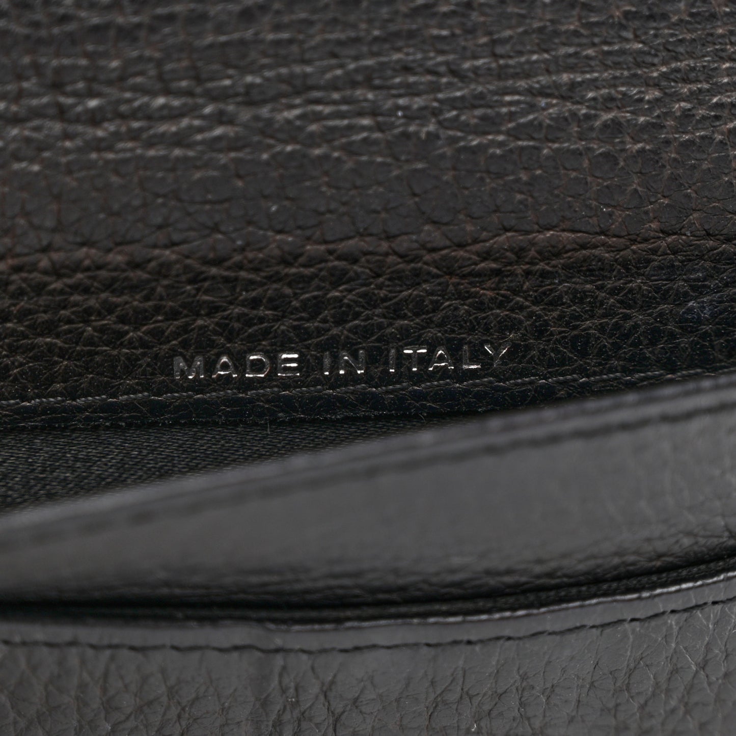 Deerskin Luxe Ligne Wallet Black
